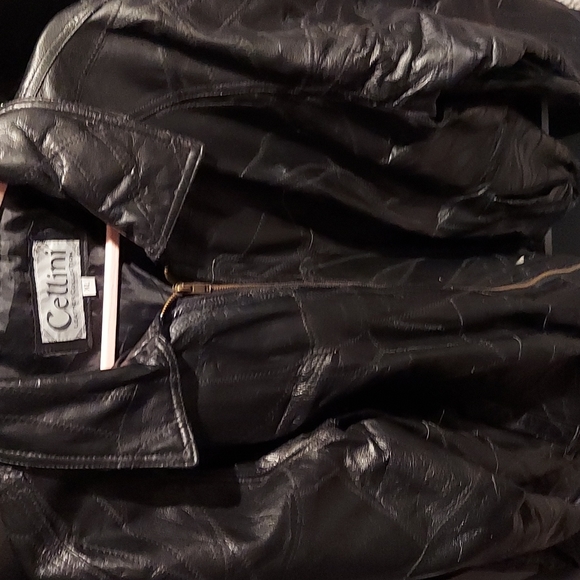 Men's Genuine Leather (Black) Jacket - Picture 2 of 8